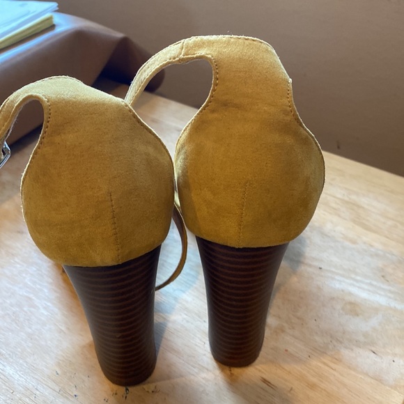 Madden girl mustered bella stacked block heel sandal ankle strap size 6.5 - Picture 2 of 2